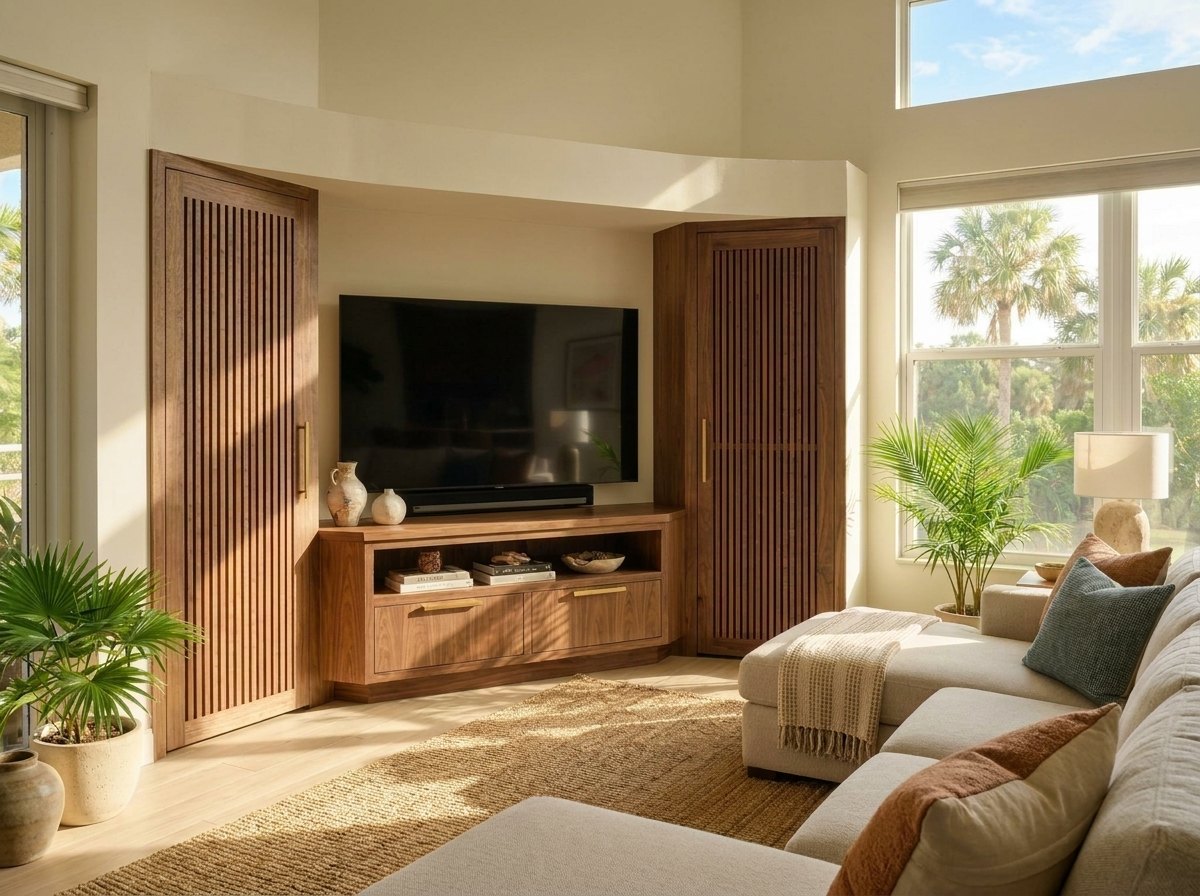 Rincón Corner TV Console — view 3