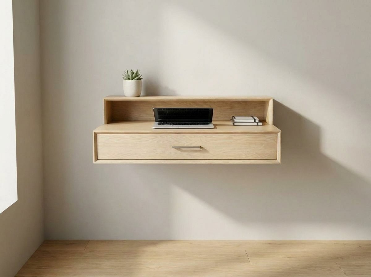 Cove Floating Wall Desk — view 3