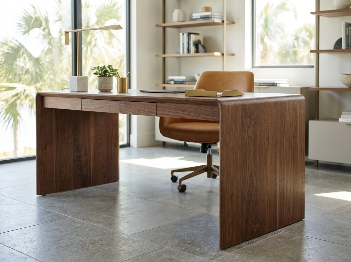 Forge Waterfall Desk