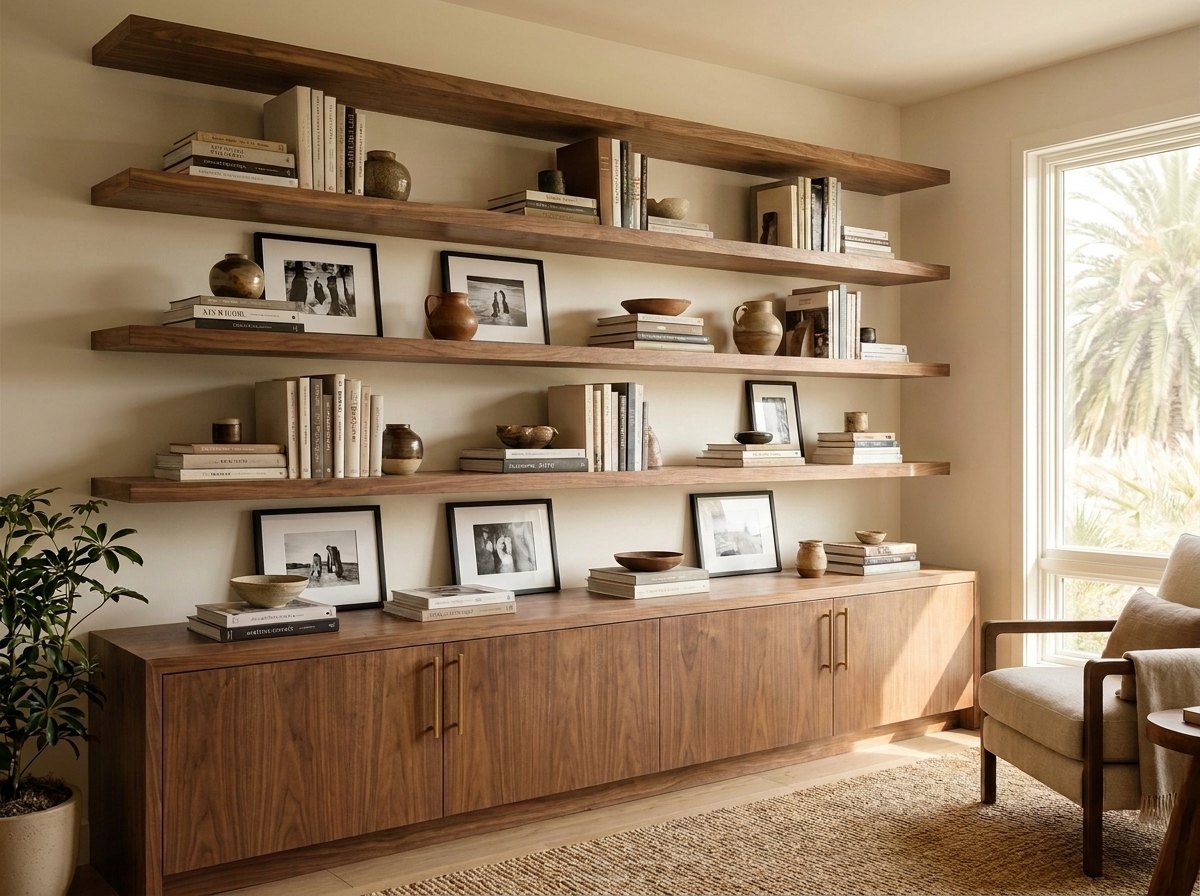Gallery Open Shelf Wall
